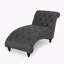 Chaise longue sans accoudoirs touffetée-962350600