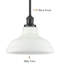 Luminaire suspendu en verre 1 lumière Nordquist-1764182045