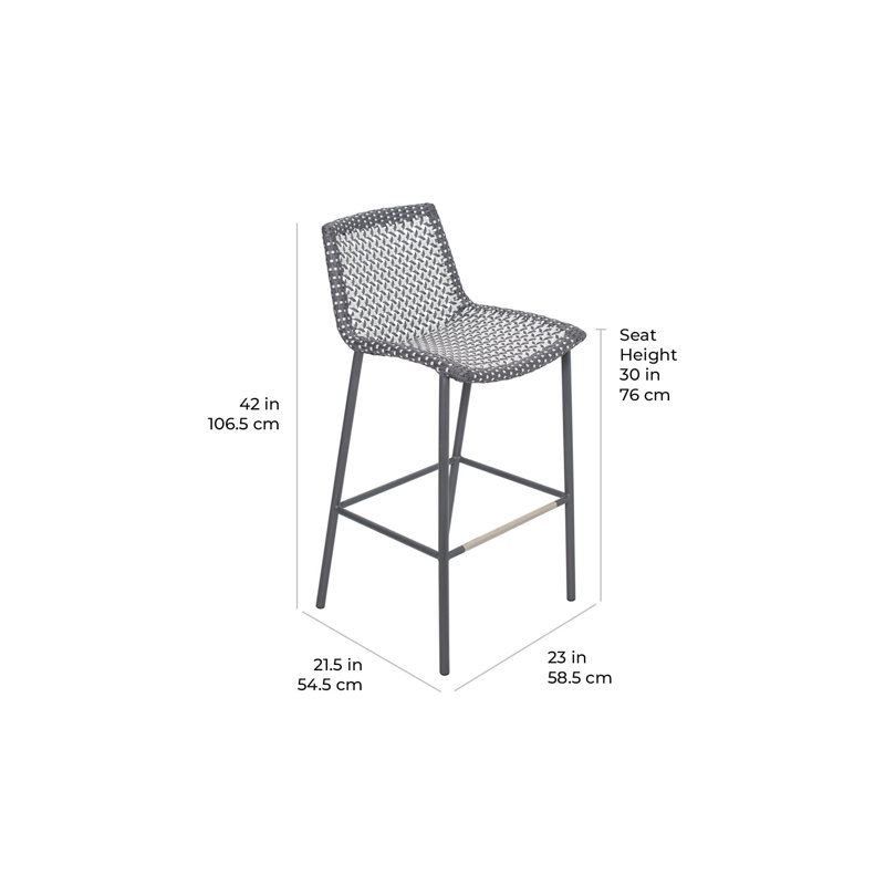Tabouret de bar de terrasse 30 po san blas Archipelago
