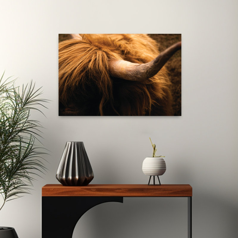 Art contemporain Highland Horn III, H 16 po x l 24 po