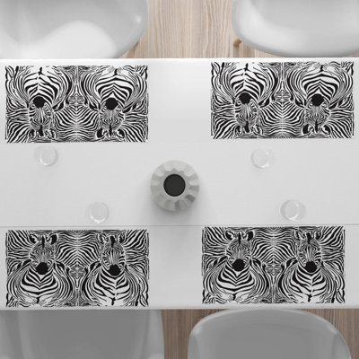 Polyester Plaid Rectangle Placemat