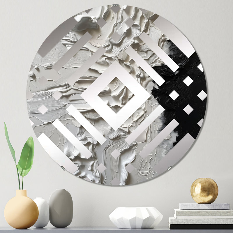 Miroir décoratif diamant, 23,6 po x 23,6 po