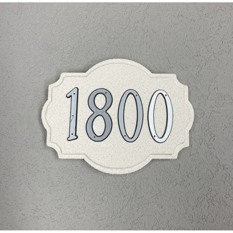 Colonial Address Plaque