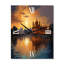 Horloge murale spirituelle Golden Temple II - Hinduisim-99632230