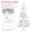  Grand arbre de Noël artificiel, arbre de Noël non éclairé avec 2132 pointes de branches, ouverture automatique, base en acier-2068392204
