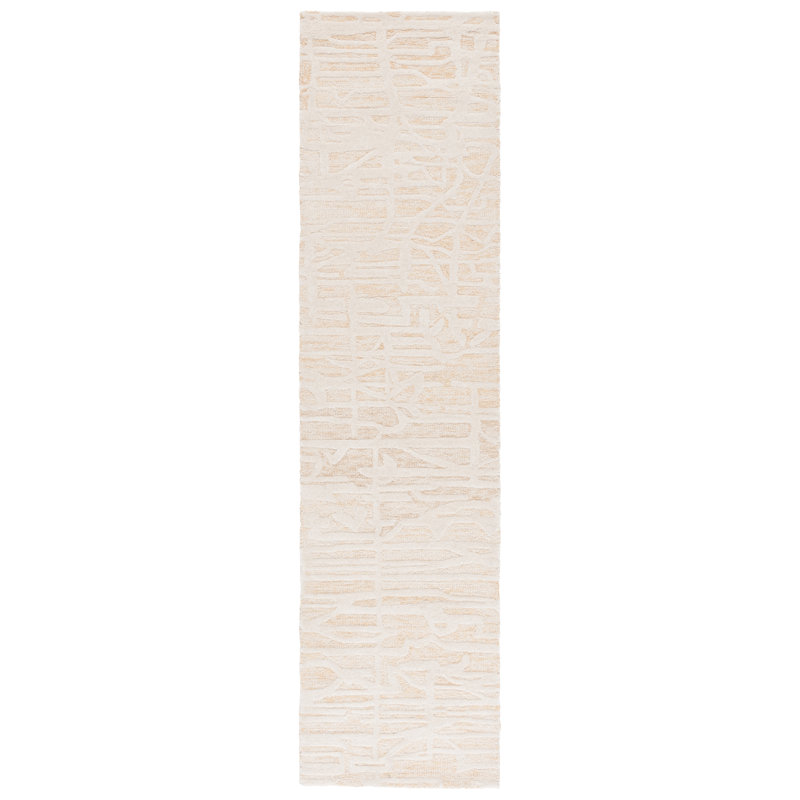 Tapis en laine Monabo, Tapis de couloir 2 pi 3 po x 9 pi