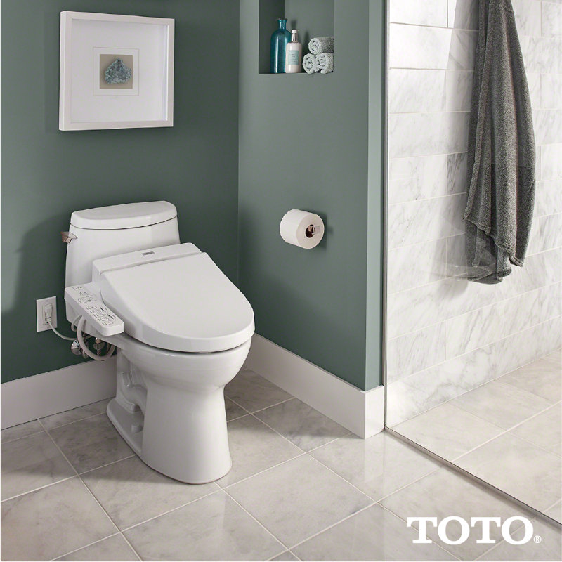 Washlet® Round Toilet Seat Bidet, Cotton