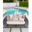 Strata Grigio Lumbar Indoor/Outdoor Pillow Cover & Insert