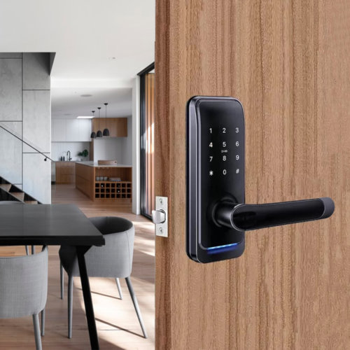 Keyless Smart Door Lever with with Bluetooth Capability