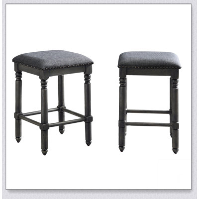 Tabouret en bois Arnhem, ensemble de 2