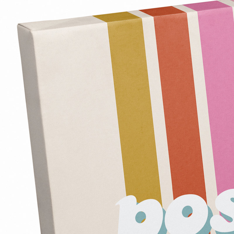 Impression sur toile positive Vibes, H 18 po x l 12 po x P 1,25 po