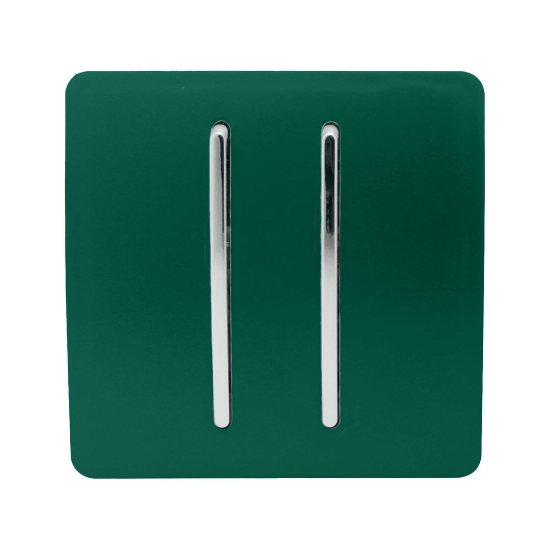 Trendi Switch 2 Gang Intermediate Rocket Light Switch