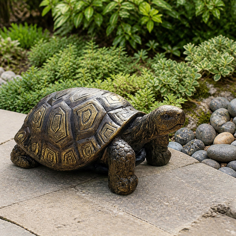 Statue de tortue de jardin