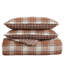 Eddie Bauer Edgewood Plaid Cotton Reversible Duvet Cover Set-101365036-101365038