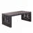 47.2-inch Rustic Carved Solid Wood Coffee Table-1161061186