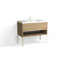 Modo 42" W Freestanding Single Bathroom Vanity with Dean Leg-750783241-780351528-780351529