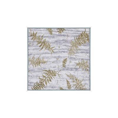 Machine Washable Blue Area Rug