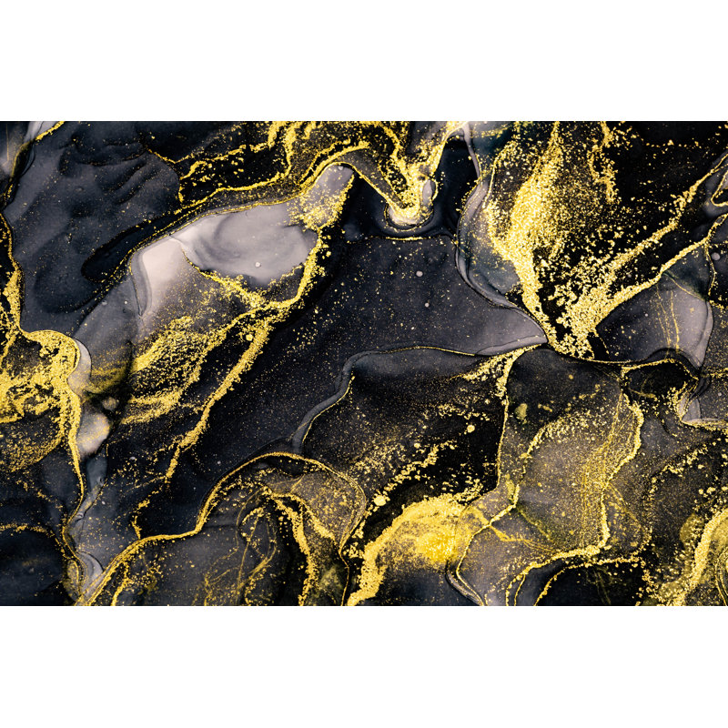 Peinture abstraite sur toile Brames, H 24 po x l 36 po