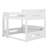 Queen Over Queen Bunk Bed With Storage Shelves & USB Ports-1999869951