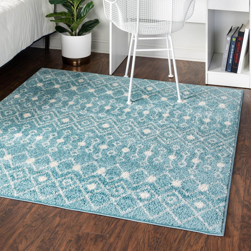 Tapis d'intérieur Somerville, Light Blue, Rectangle 10 pi x 13 pi