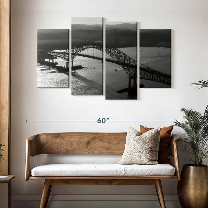 Pont des Amériques, H 32 po x l 52 po