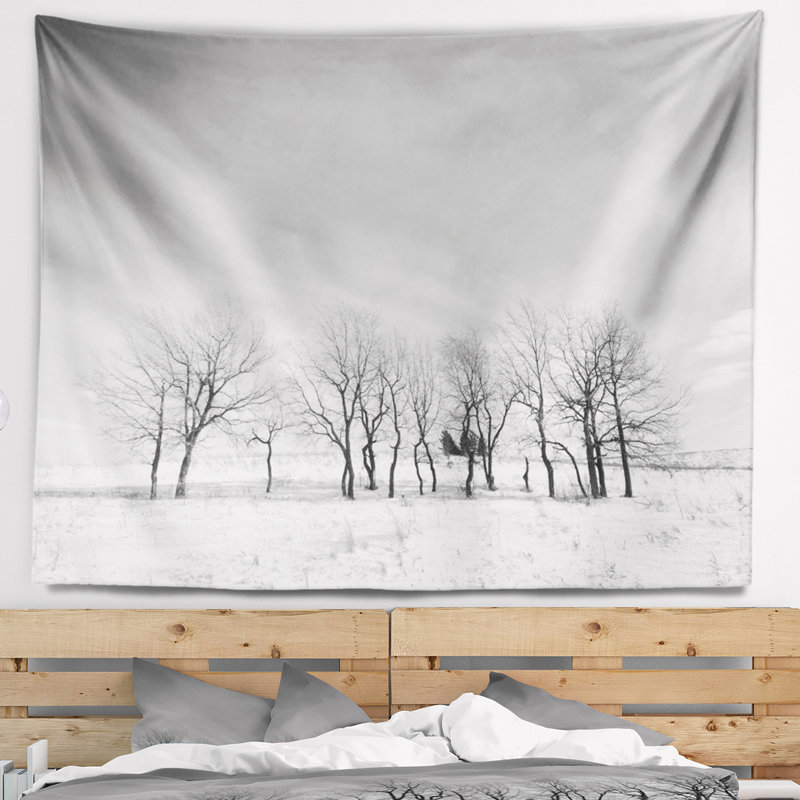 Tapisserie à arbres en polyester avec accessoires suspendus inclus, H 50 po x l 60 po