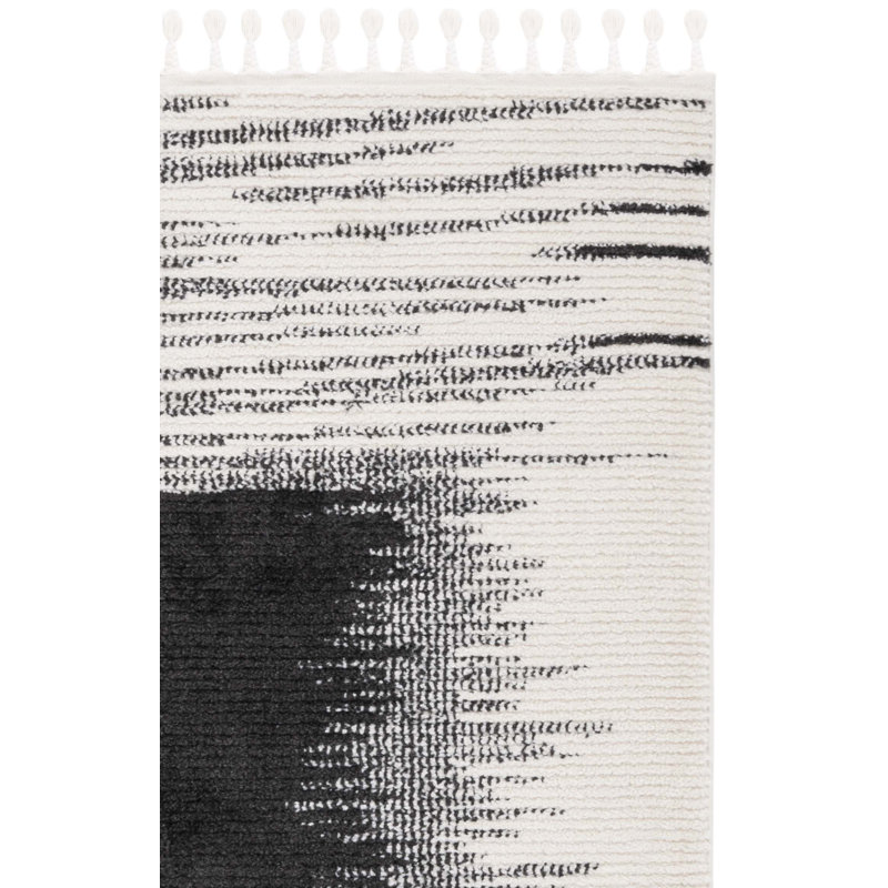 Tapis à motif abstrait Bannon, Carré 6 pi 7 po
