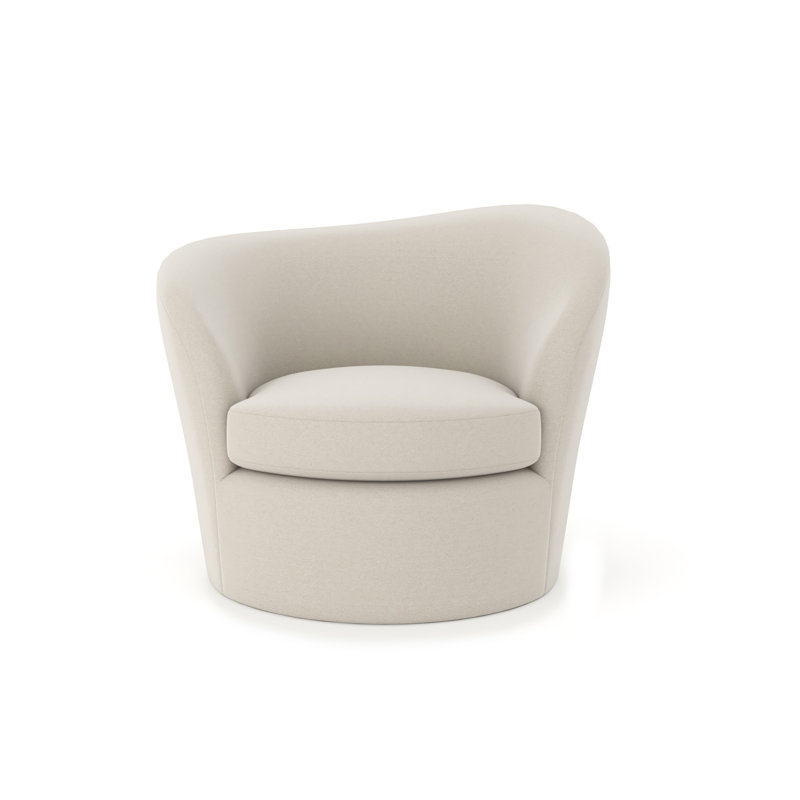 Quasi  Laf Swivel Chair, White