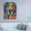 «Basset Hound Original» par Dean Russo, art mural sur toile-1198133888