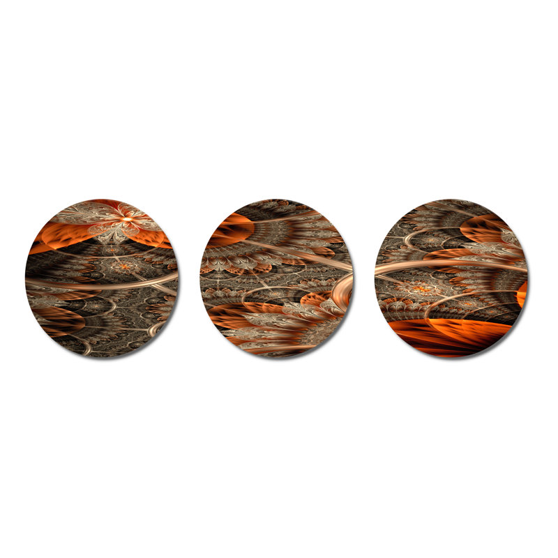 Abstract Wall Decor on Metal