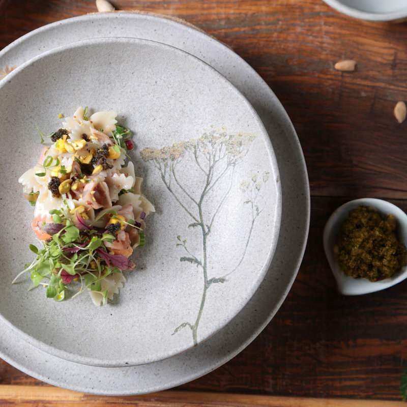 Bol à salade en céramique 28 oz Campestre - Va au micro-ondes, au four et au lave-vaisselle, par Porto Brasil