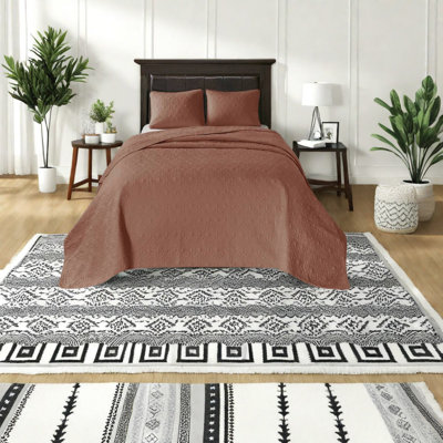 Ensembles de literie en polyester confortables, conception réversible pour la maison