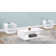 Onesta 3-Piece Coffee And End Table Set White High Gloss
