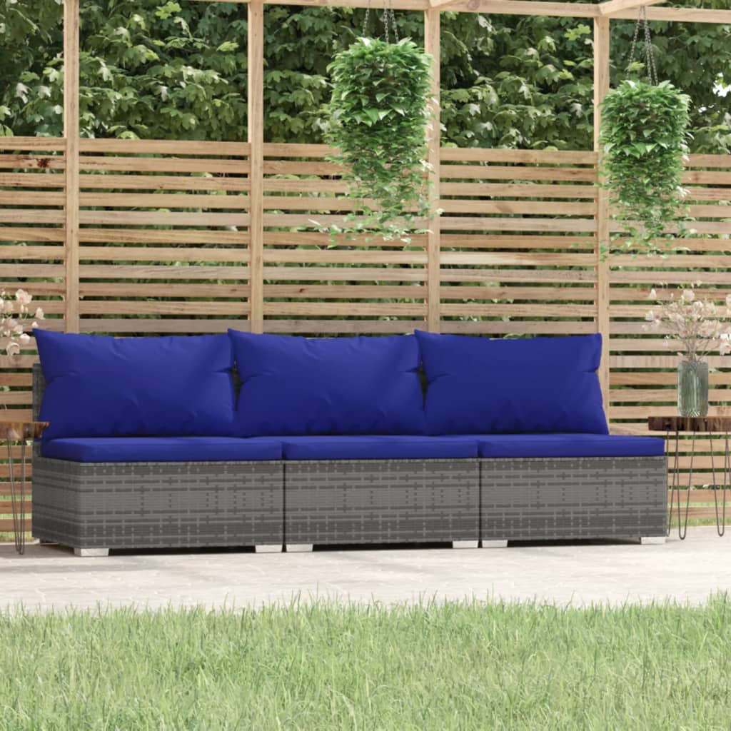 Gartensofa mit Kissen