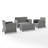 4 - Person Patio Conversation Set with Cushions-41555739-41588777