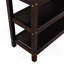 Lit mezzanine double avec tablettes de rangement et bureau sous le lit pour une solution de chambre à coucher peu encombrante-26789836