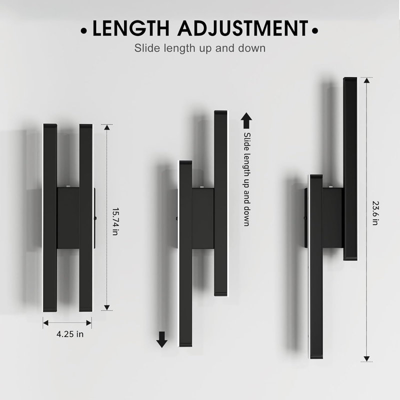 Liwsi 3 - Light LED Bath Sconce