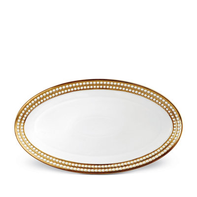 Perlee Gold Oval Platter