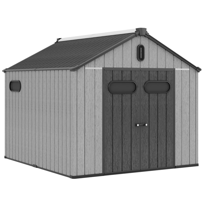 Remise de rangement en métal l 8 pi x P 10 pi