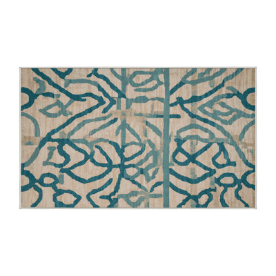 Machine Washable Beige Area Rug