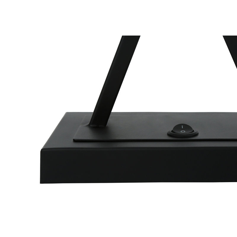 Lampe de table transitionnelle avec base en métal et abat-jour en lin Veytra (ampoule non incluse)