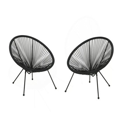 Chaise Anson (ensemble de 2) - Noir