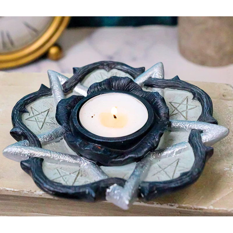Dellen 0.875'' H Polyresin Tabletop Votive Holder