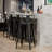 Counter Stool with Metal Frame-86935490-90701258