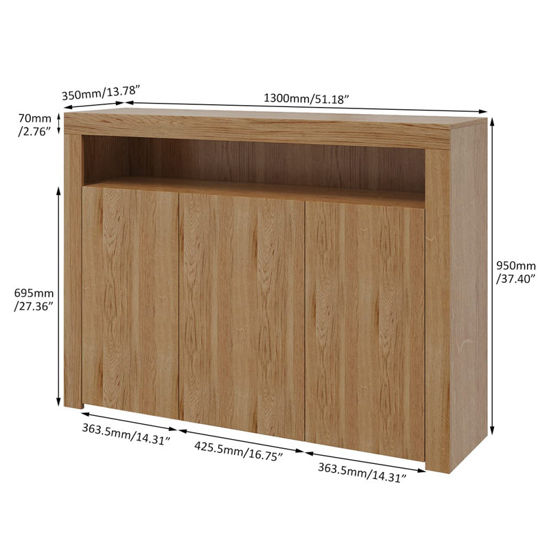 Braiens 130cm Sideboard