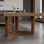 Table de conférence en bois massif brun Free Form-1798195569