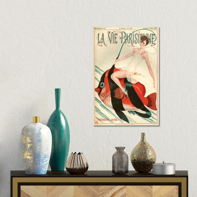 1927 La Vie Parisienne Magazine Cover by Georges Leonnec - Gallery-Wrapped Canvas Giclée on Canvas