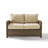 55'' Wide Metal Loveseat with Cushions-795724424-767976323