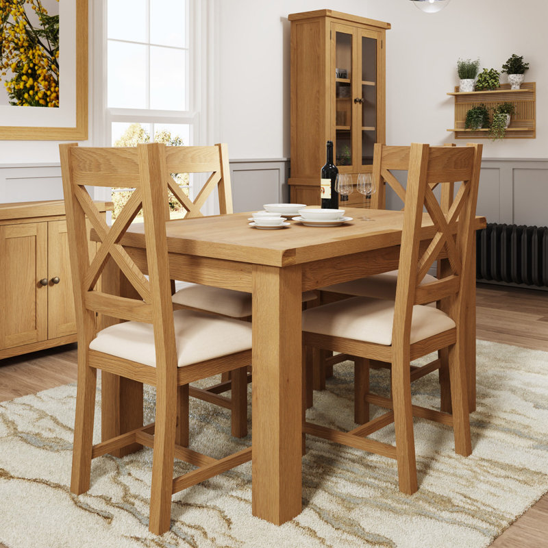 Oakham Butterfly Extending Table, 78cm H x 125cm W x 85cm D