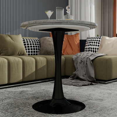 Table basse noire 27,6 pouces